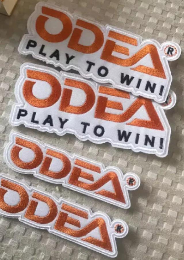 Custom printed embroidery patches
