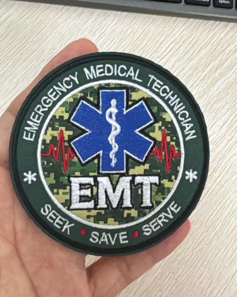 Custom emergency medical technician PVC Patches