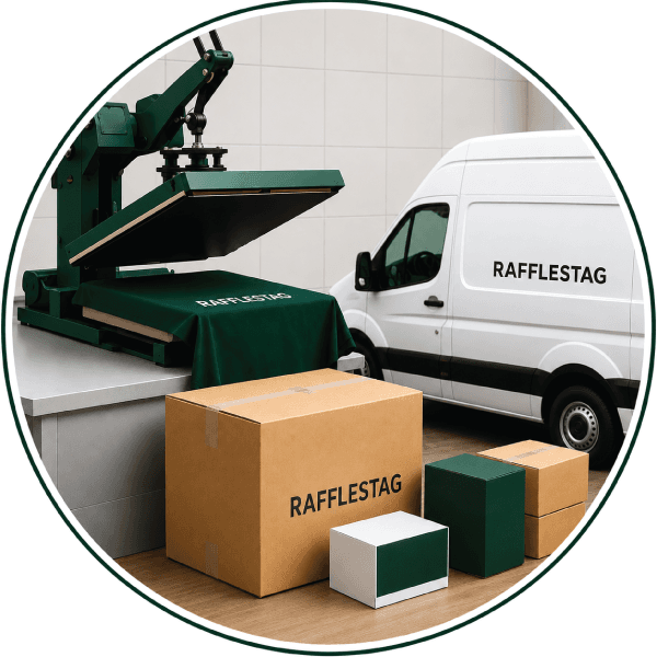Custom products being produced and delivered