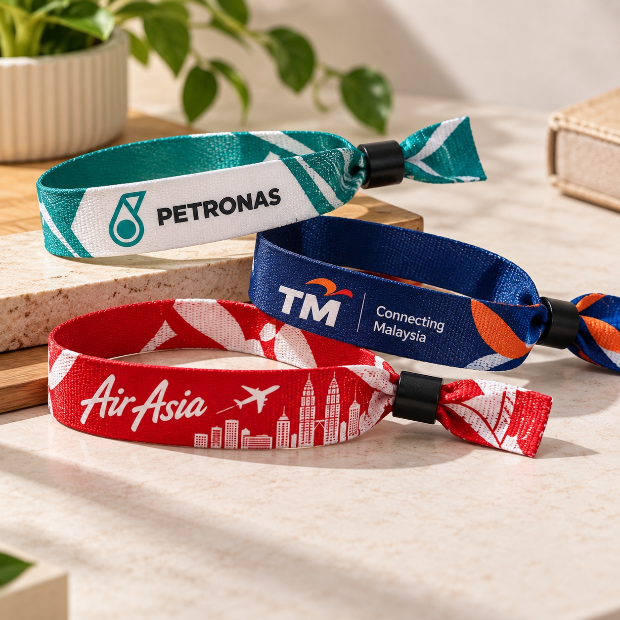 Custom Printed Fabric Wristbands Malaysia – Stylish & Comfortable for Events