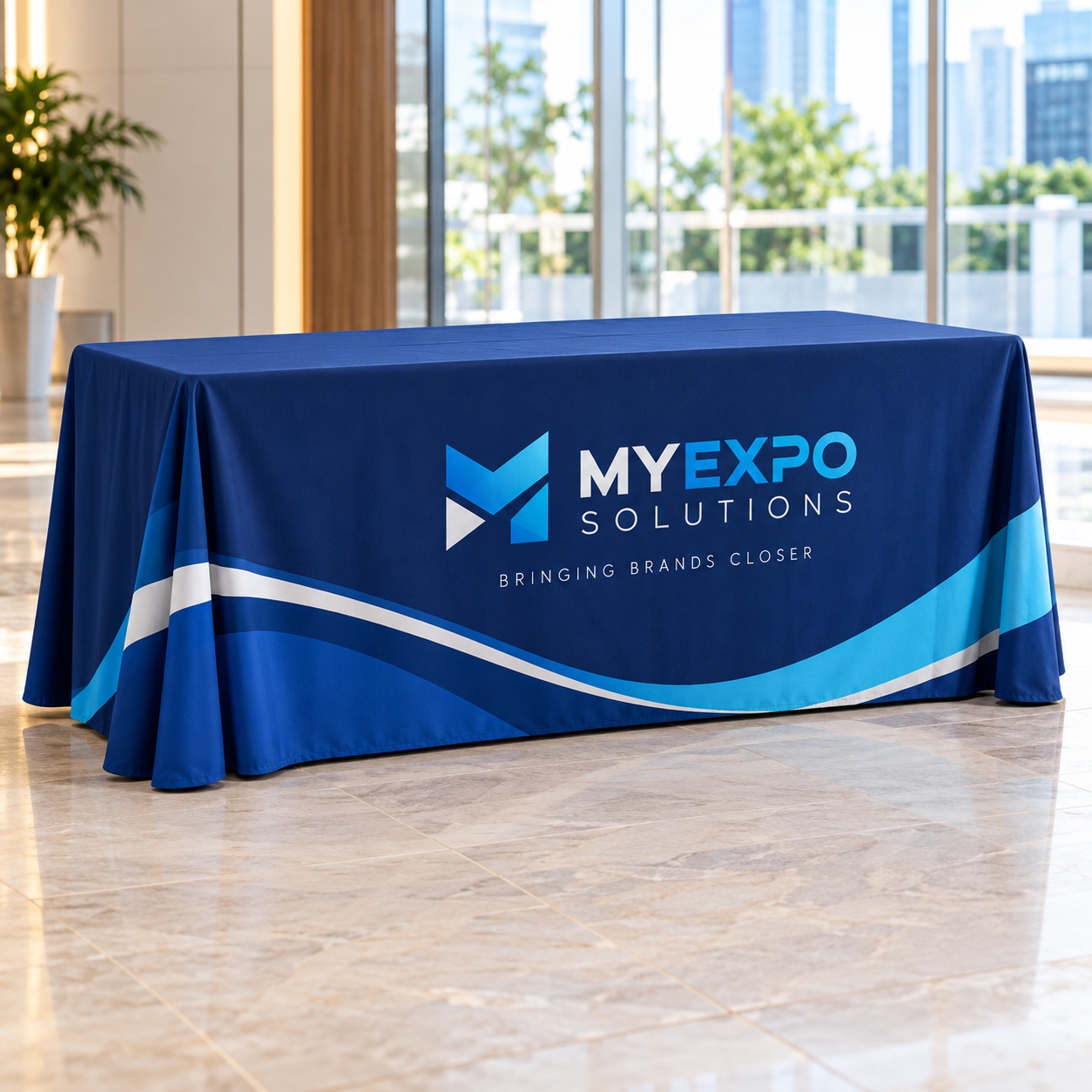 Custom Table Cloths Malaysia – Professional, Neat & Perfect for Event Booths