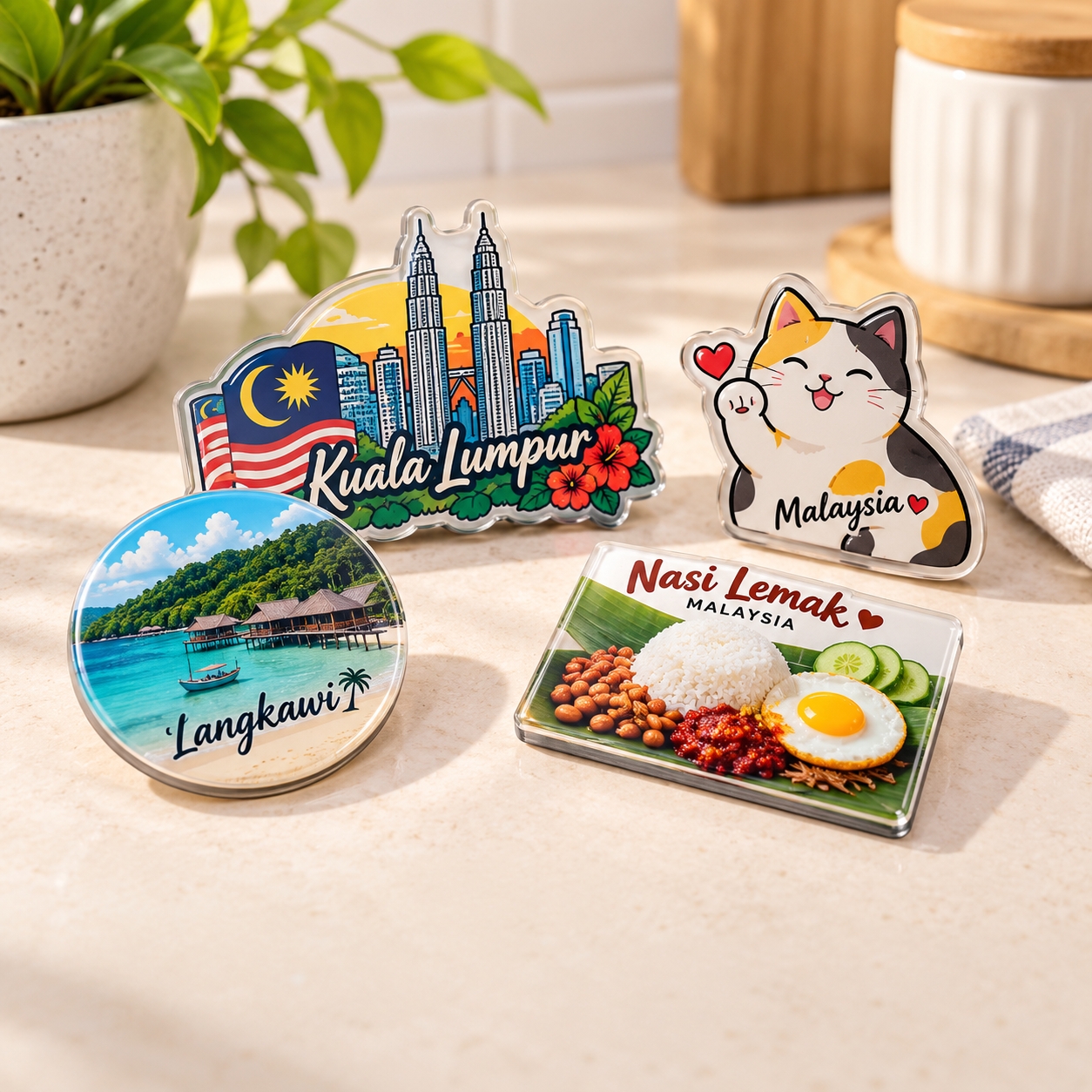 Custom Fridge Magnets Malaysia – Creative, Durable & Perfect for Brand Display