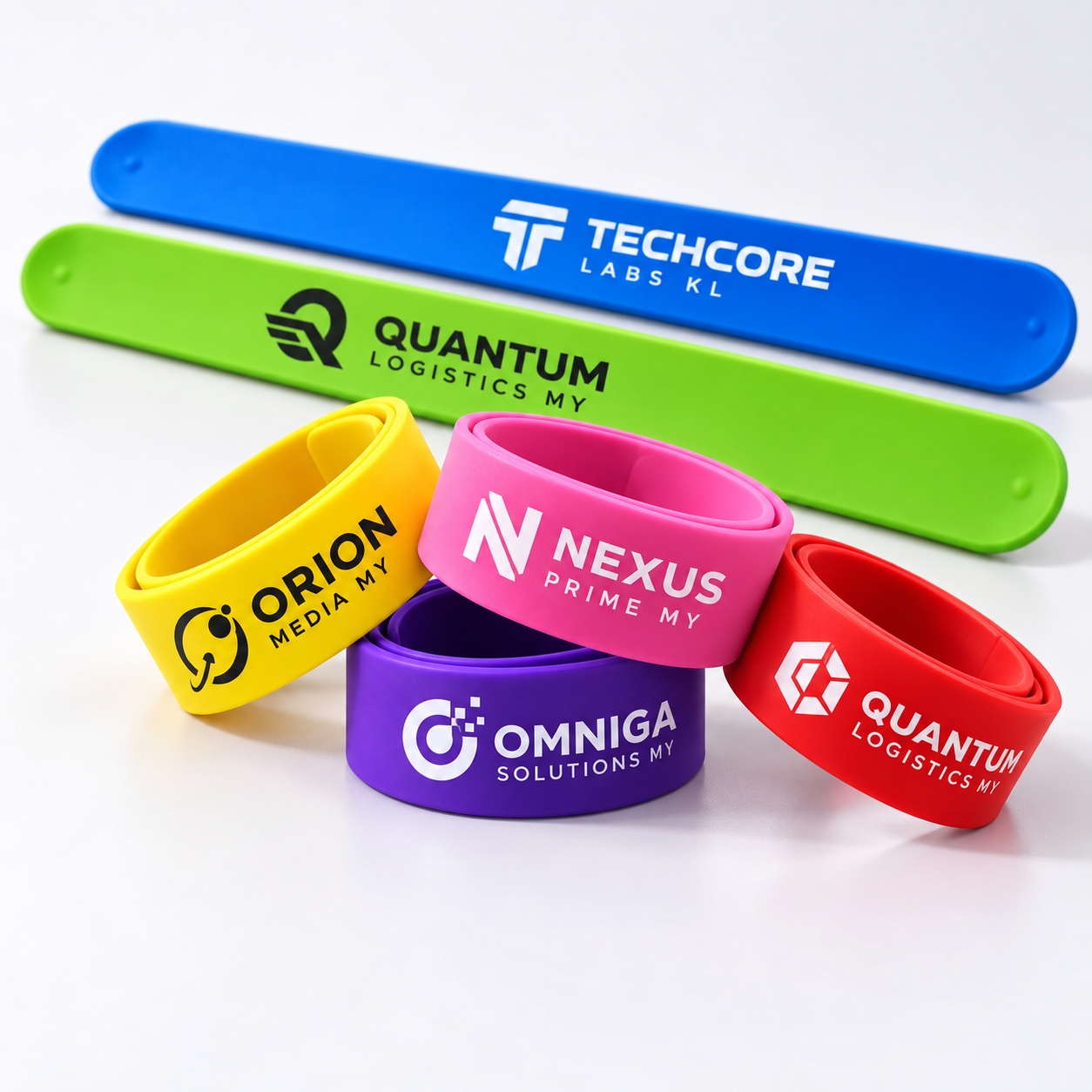 Custom Printed Slap Wristbands Malaysia – Fun, Easy to Wear & Great for Promotions