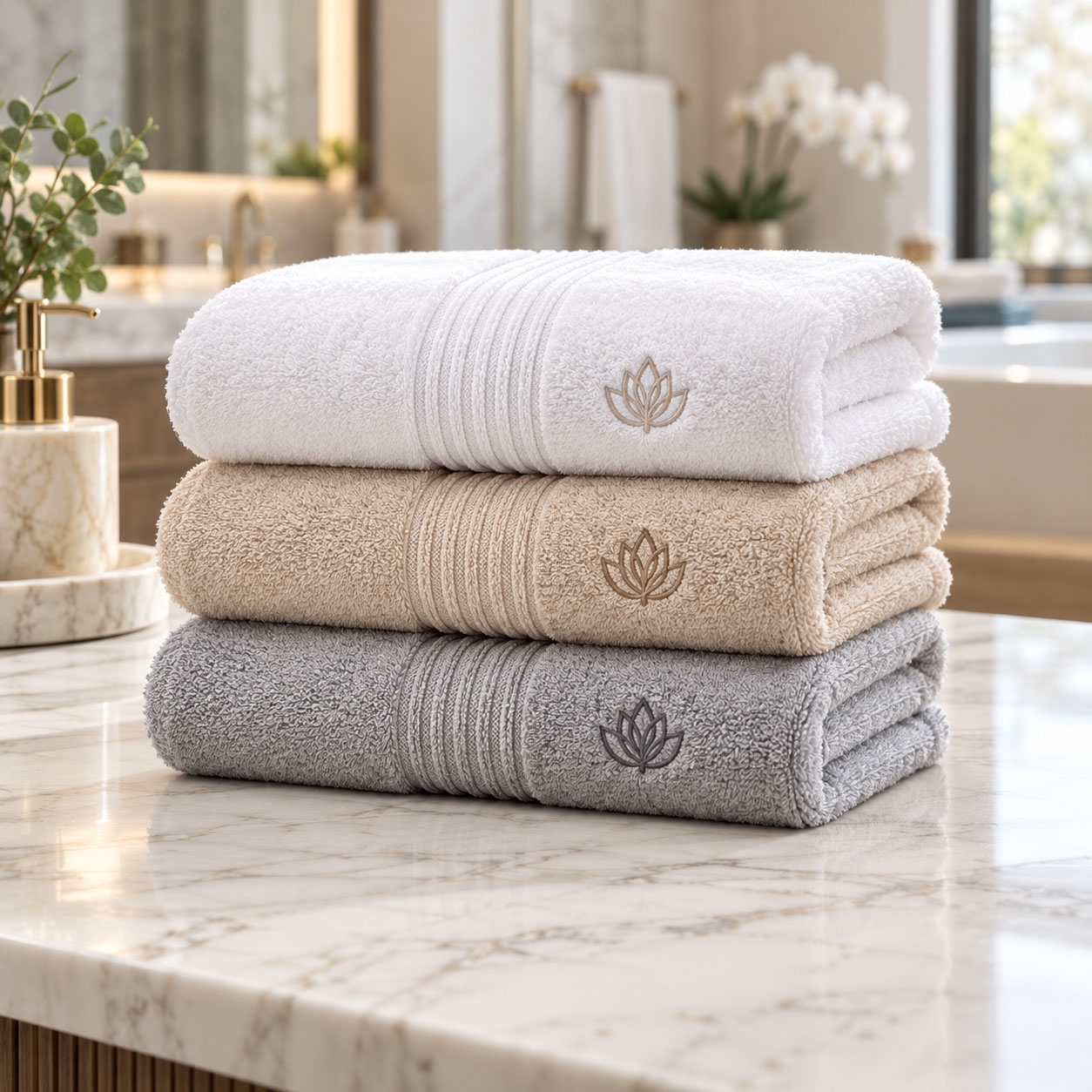 Custom Premium Cotton Spa Towels Malaysia – Luxurious, Plush & Ideal for Spas and Resorts