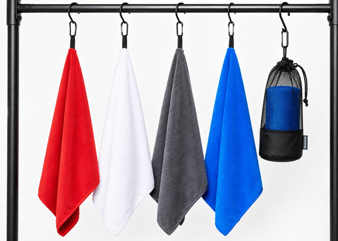 Microfiber Sports Towel in a Pouch
