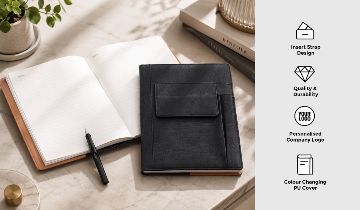 Luslax A5 Notebook With Pockets