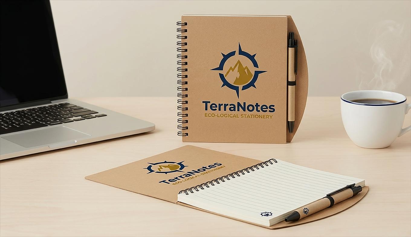 Trendy Eco-Friendly PP Notebook with Ball Pen Malaysia