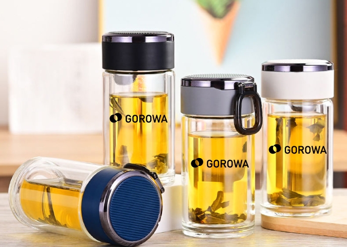 200ml Pocket Double Wall Tea Bottle